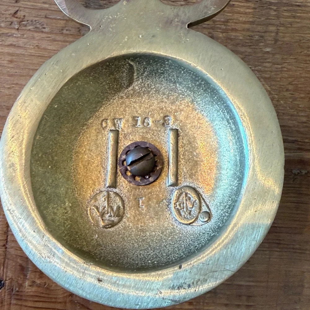 2 Colonial Williamsburg Restoration Brass Sconce. Solid Brass | BACKPLATES ONLY.